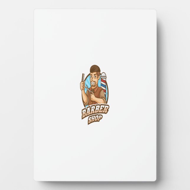 Placa Expositora barbería (Frente)