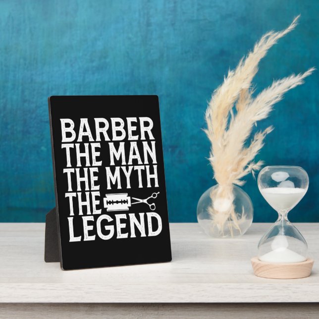 Placa Expositora Barbero El Hombre 2024 (Lado)