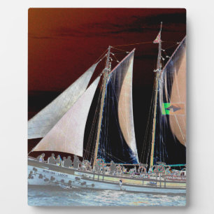 Placa Expositora Barcos a Vela