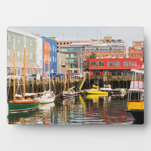 Placa Expositora Barcos adornados   Portland, Maine