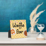 Placa Expositora Barra de Waffler<br><div class="desc">Rótulo Waffle Bar. Ideal para las reuniones de Brunch como duchas,  bautismo o cualquier ocasión matutina.</div>
