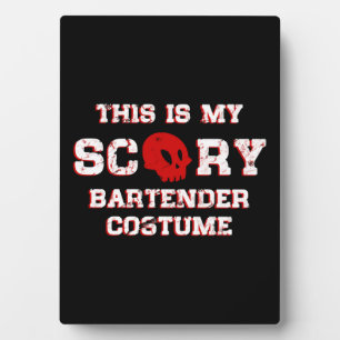 Placa Expositora Bartender Halloween
