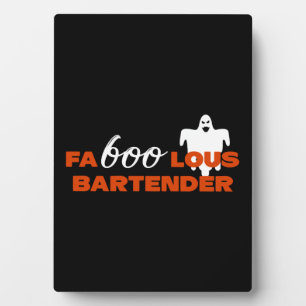 Placa Expositora Bartender Halloween