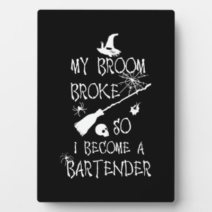 Placa Expositora Bartender Halloween