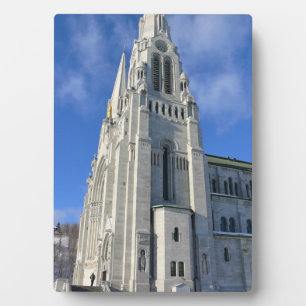 Placa Expositora Basílica de Santa Ana de Beaupre, Quebec, Canadá