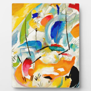 Placa Expositora Batalla del mar de Kandinsky 1913