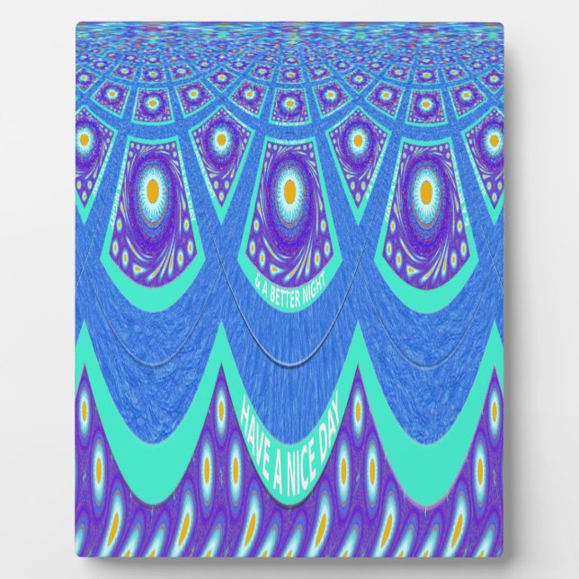 Placa Expositora batik azul (Frente)