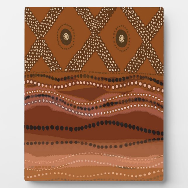 Placa Expositora Batik caribeño - Pequeño (Frente)