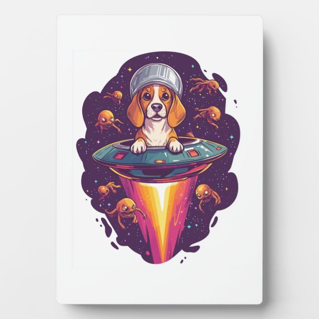 Placa Expositora Beagle � Encuentro Canino Intergaláctico (Frente)