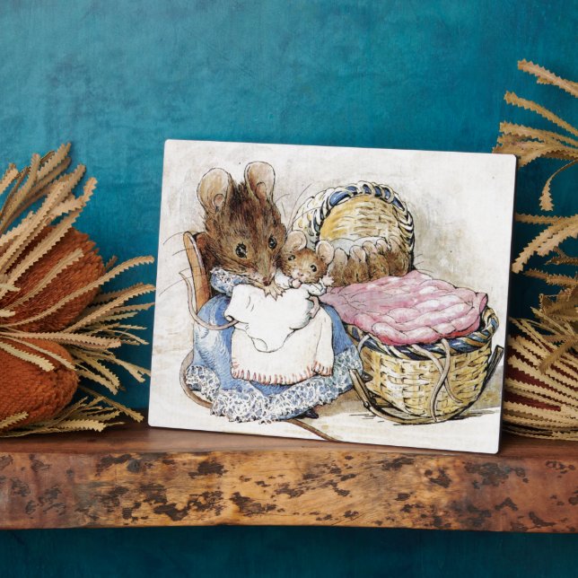 Placa Expositora Beatrix Potter, Hunca Munca (Lado)