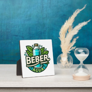Placa Expositora Beber agua