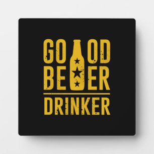 Placa Expositora Beber de cerveza