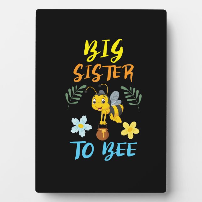Placa Expositora Beekeeper Art Big Sister To Bee (Frente)