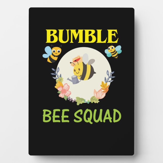 Placa Expositora Beekeeper Art Bumble Bee Squad (Frente)