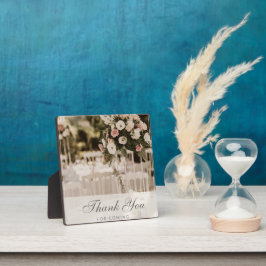 Placa Expositora Beige Pastel Elegant Gracias