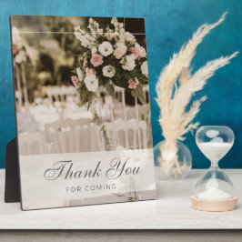 Placa Expositora Beige Pastel Elegant Gracias