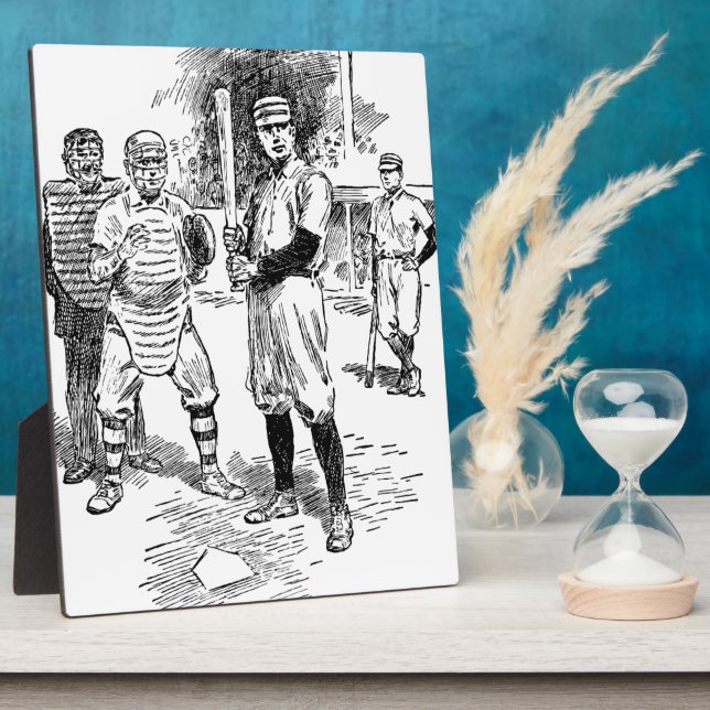 Placa Expositora Béisbol: Jugadores (Lado)