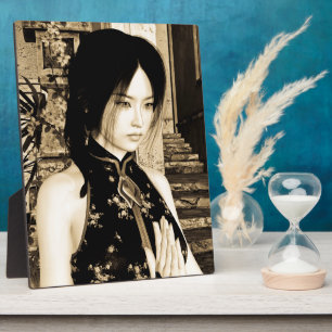 Placa Expositora Belleza asiática