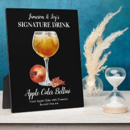 Placa Expositora Bellini de Sidra de Manzana • PERSONALIZA esta Beb