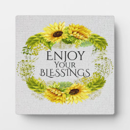 Placa Expositora Bendiciones inspiradoras