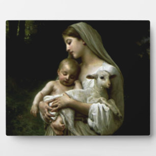 Placa Expositora Bendita Virgen María - Madre de Dios