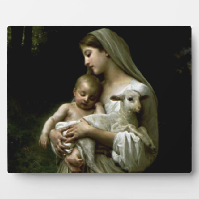 Placa Expositora Bendita Virgen María - Madre de Dios (Frente)