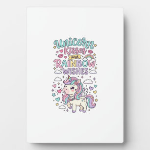 Placa Expositora Besos de unicornio y deseos de arcoíris Uvas paste