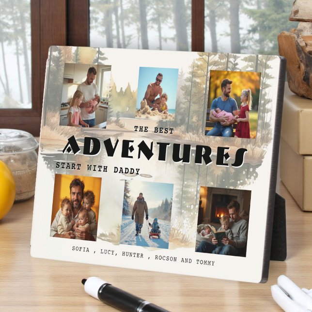 Placa Expositora Best Adventures Start With Daddy Photo Plaque (Subido por el creador)