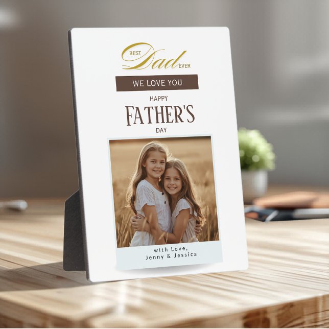 Placa Expositora Best Dad Ever We Love You Fathers Day (Subido por el creador)