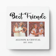 Best Friends Calligraphy 2 Photo Collage BFF's 
