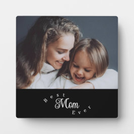 Placa Expositora Best Mom Ever Modern Simple