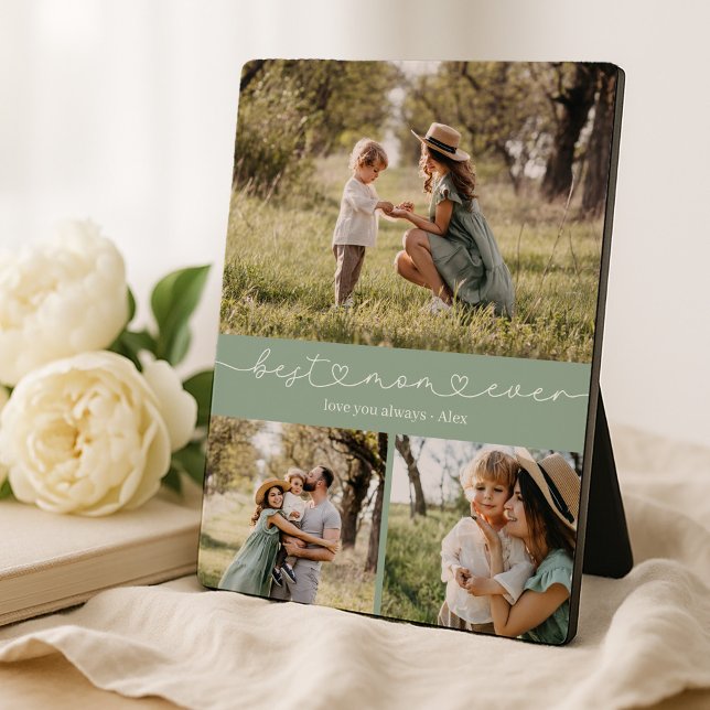 Placa Expositora Best Mom Ever Photo Collage (Subido por el creador)