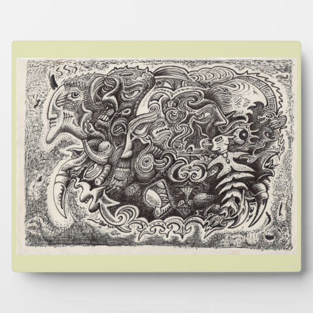 Placa Expositora Bestia Híbrida (Frente)