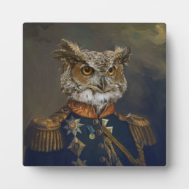 Placa Expositora Bestias nobles - Lechuza Dandy