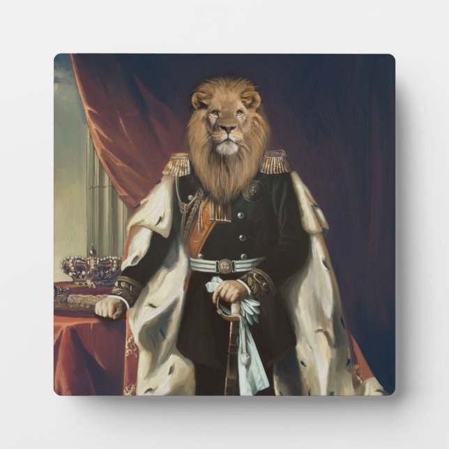Placa Expositora Bestias nobles - León de Dandy (Frente)