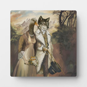 Placa Expositora Bestias nobles - Lobo con ropa de oveja