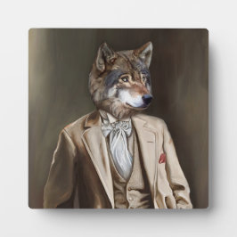 Placa Expositora Bestias nobles - Lobo Dandy