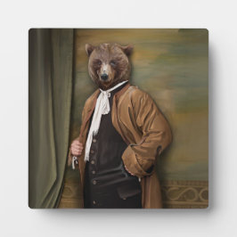 Placa Expositora Bestias nobles - Oso Dandy