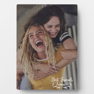 Placa Expositora Besties Script Overlay Friendster Photo