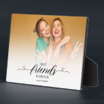 Placa Expositora BFF Photo Gift Besties Best Friends Moderne Trendy<br><div class="desc">BFF Photo Gift Besties Best Friends Moderne Trendy</div>