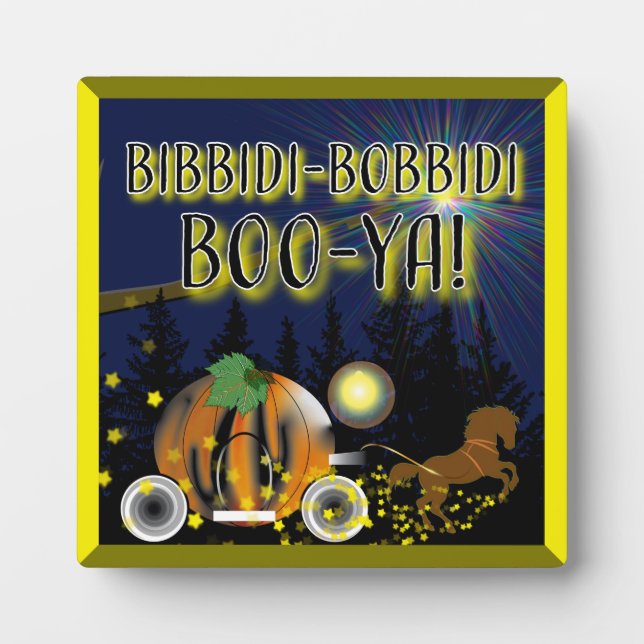Placa Expositora ¡Bibbidi-bobbidi-Boo-Ya! (Frente)