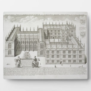 Placa Expositora Biblioteca de Bodleian, Oxford, de 'Oxonia Illustr