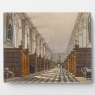 Placa Expositora Biblioteca del Colegio Interior de Trinity College