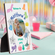 Bienvenida a la fiesta de cumpleaños temática de H