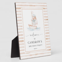 Bienvenida a Sailor Bear Tan Stripe