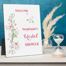 Bienvenido Apple Blossom Bridal Shower Personaliza