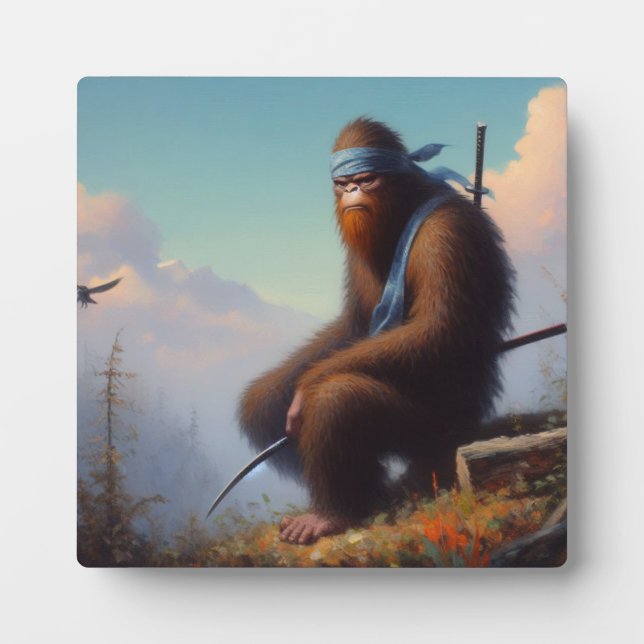 Placa Expositora Bigfoot Ninja (Frente)