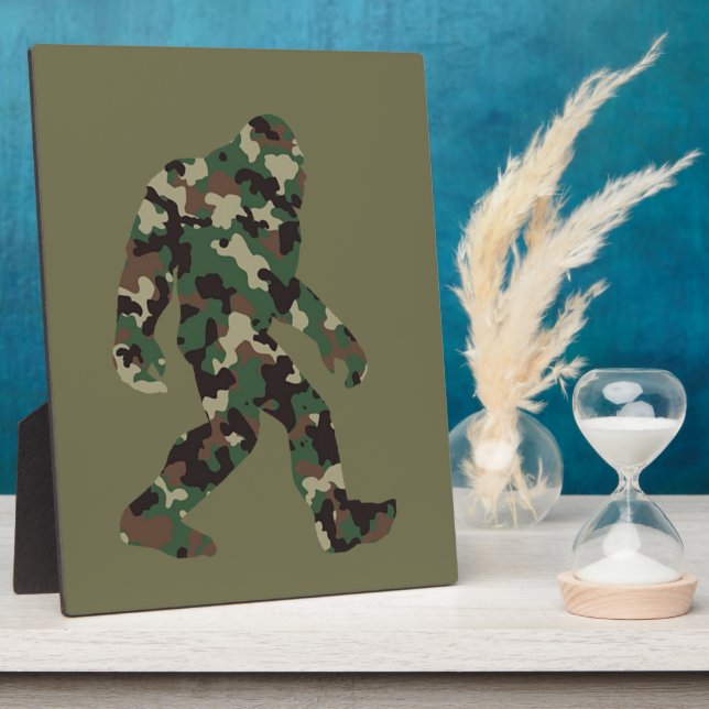 Placa Expositora Bigfoot Sasquatch Camo (Lado)