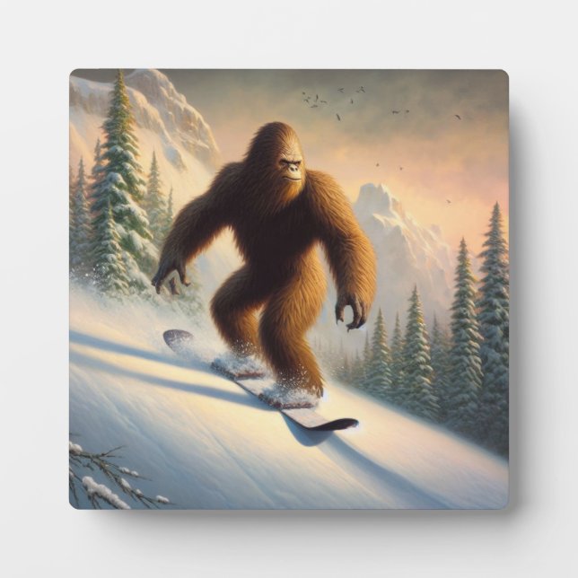 Placa Expositora Bigfoot Snowboarding (Frente)