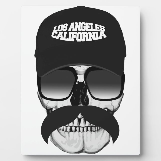 Placa Expositora Bigote California del cráneo (Frente)